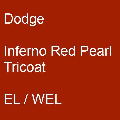 Dodge, Inferno Red Pearl Tricoat, EL / WEL.